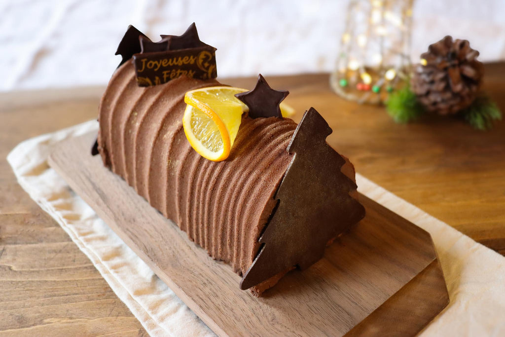 bûche de Noël chocolat orange