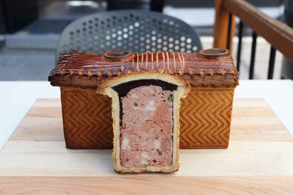 Pâté croûte canard et poivre vert