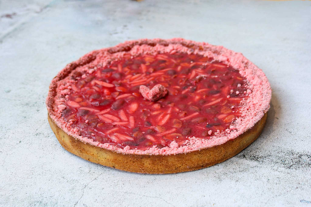Tarte aux pralines roses pour 6-8 personnes